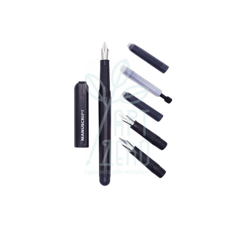 Набір для каліграфії Beginner’s Calligraphy Set (авторучка, 3 пера, конвертер), Manuscript