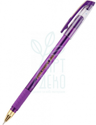 Ручка кулькова Fine Point Gold Dlx, 0,7 мм, фіолетова, Unimax
