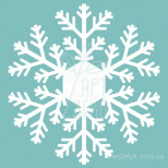 Чипборд "Сніжинка 12", Вензелик