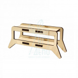 Лялькові меблі "Тумба" 1, модерн, фанера, 12х4х5 см, ROSA Talent