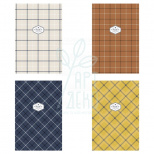 Зошит для записів, B5 (16,4х24,4 см), клітинка, кремовий блок, 80 л., Школярик