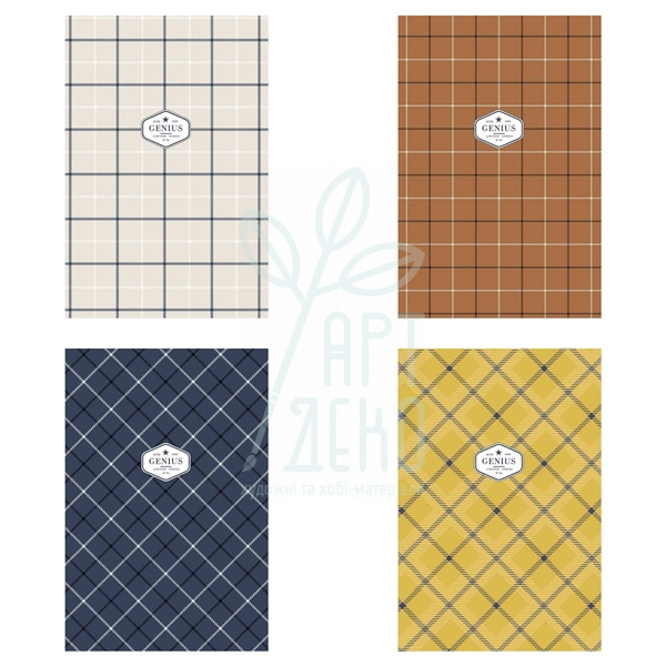 Зошит для записів, B5 (16,4х24,4 см), клітинка, кремовий блок, 80 л., Школярик