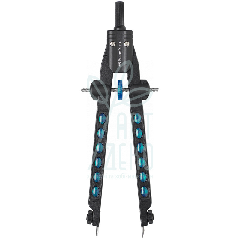 Циркуль Factory Pearl, 340 мм, в футлярі, Faber-Castell