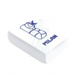 Гумка 4080, прямокутна, 28х19х10 мм, біла, Milan