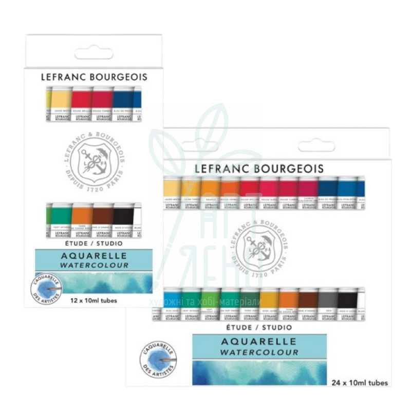 Набір акварельних фарб Studio Watercolour Set, Lefranc 