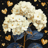 Набір для розпису за номерами "Чудові квіти", 40х40 см, Ідейка