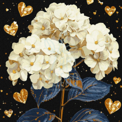 Набір для розпису за номерами "Чудові квіти", 40х40 см, Ідейка