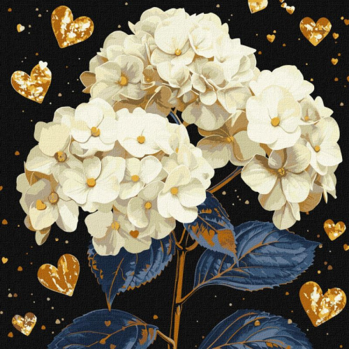 Набір для розпису за номерами "Чудові квіти", 40х40 см, Ідейка