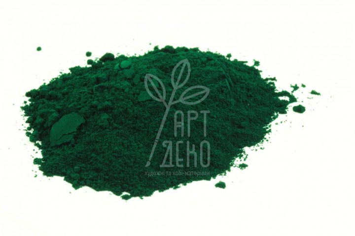 23010 Пігмент сухий натуральний, Фталевий зелений, жовтуватий, 25 г, Kremer
