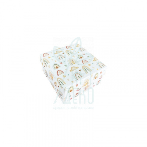 Коробка подарункова "Баварія. Веселки", 14х14х7 см, Україна