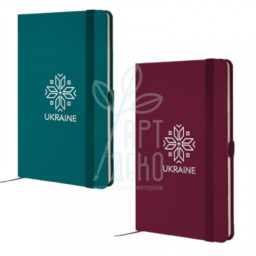 Книга записна Partner "Вишиванка", клітинка, 12,5х19,5 см, 96 л., Axent