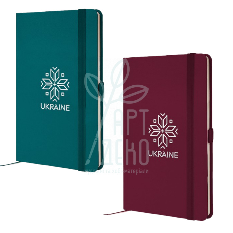 Книга записна Partner "Вишиванка", клітинка, 12,5х19,5 см, 96 л., Axent