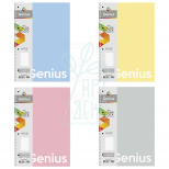 Коледж-блок, спіраль, А4, 80 л., лінійка, білий блок, 70г/м2, пластик, Школярик