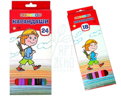 Набір олівців кольорових "Цвєтік", Росія