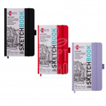 Скетчбук для графіки PU Soft-Touch, 13х21 см, 110 г/м2, 80 л., Santi