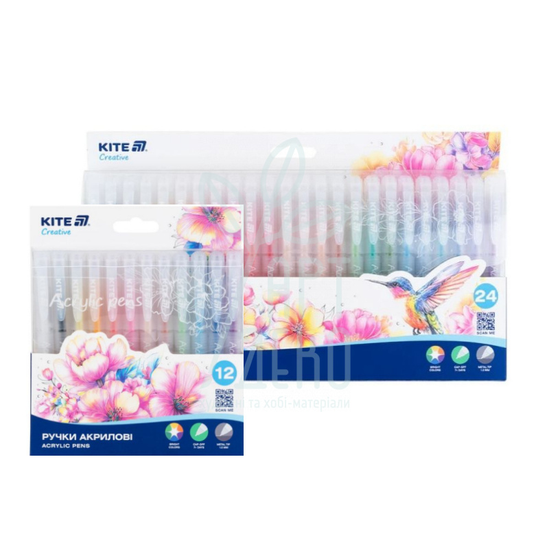 Набір ручок акрилових Creative, Kite