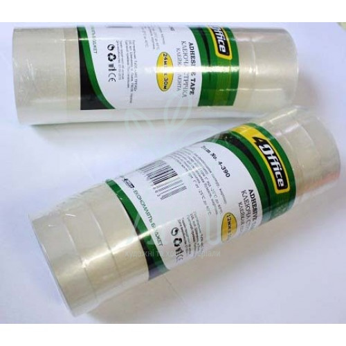 Скотч пакувальний, 30 м, 4Office