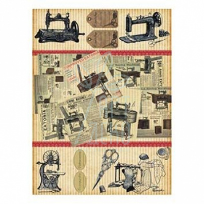 Декупажна карта на рисовому папері Rice Paper Decoupage, А4 (21х29,7 см), №11, Cadence