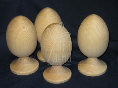 Яйце дерев'яне, на підставці, h:9,2 см, ROSA Talent