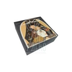 Коробка подарункова "Баварія. Together", 18х18х6 cм, Україна 