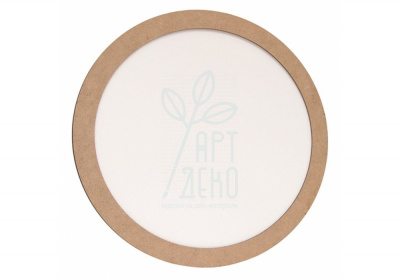 Полотно на картоні кругле в багетній рамі МДФ 2,5 см, бавовна, акрил, ROSA Studio