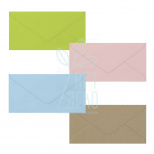 Конверт, 11х22 см, 200 г/м2, Heyda