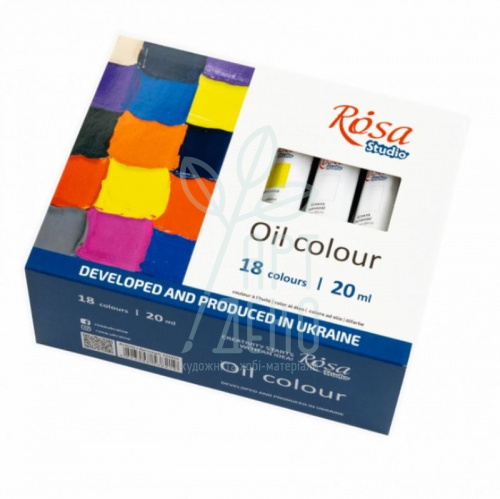 Набір олійних фарб Studio, 18х20 мл, ROSA