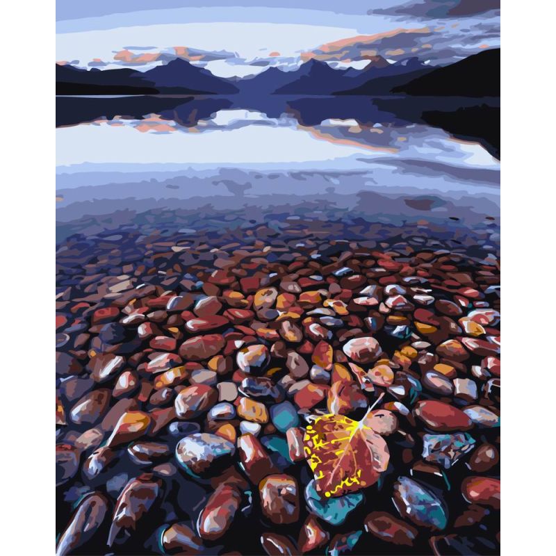 Набір для розпису за номерами "Кам'янистий берег", 40ч50 см, Україна