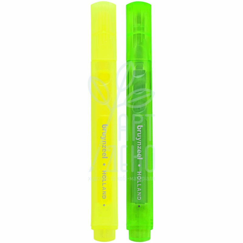 Набір маркерів Highlighter Yellow/Green, 2 кол., Bruynzeel