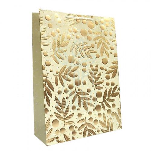 Пакет подарунковий "Золоте тиснення", 18х23х10 см, Україна