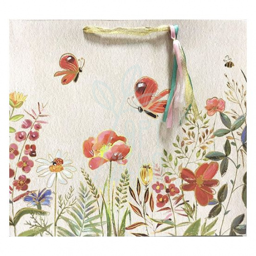 Пакет подарунковий "Літня галявина", 36х32х12,7 см, Україна