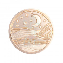 Насадка для сургучної печатки "Місячна ніч", 2,5 см, Китай
