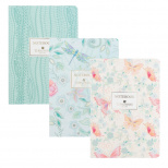 Книга записна TR Nature`s Melody, клітинка, А5 (14,8х21 см), 80 л., Axent