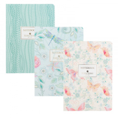 Книга записна TR Nature`s Melody, клітинка, А5 (14,8х21 см), 80 л., Axent