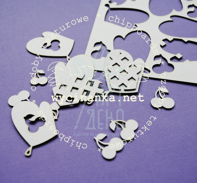 Набір чипбордів "Delicious!" 6, Wycinanka