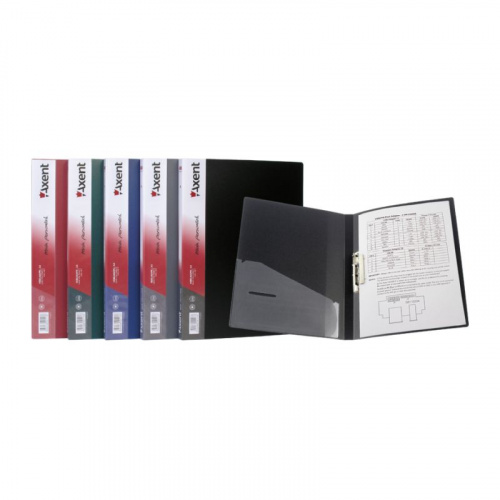 Папка пластикова з затискачем, А4 (21х29,7 см), Axent