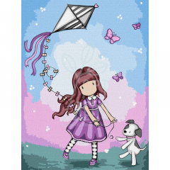Набір для розпису за номерами "Don’t Fly Away Santoro Gorjuss Collection", 30х40 см, Ідейка