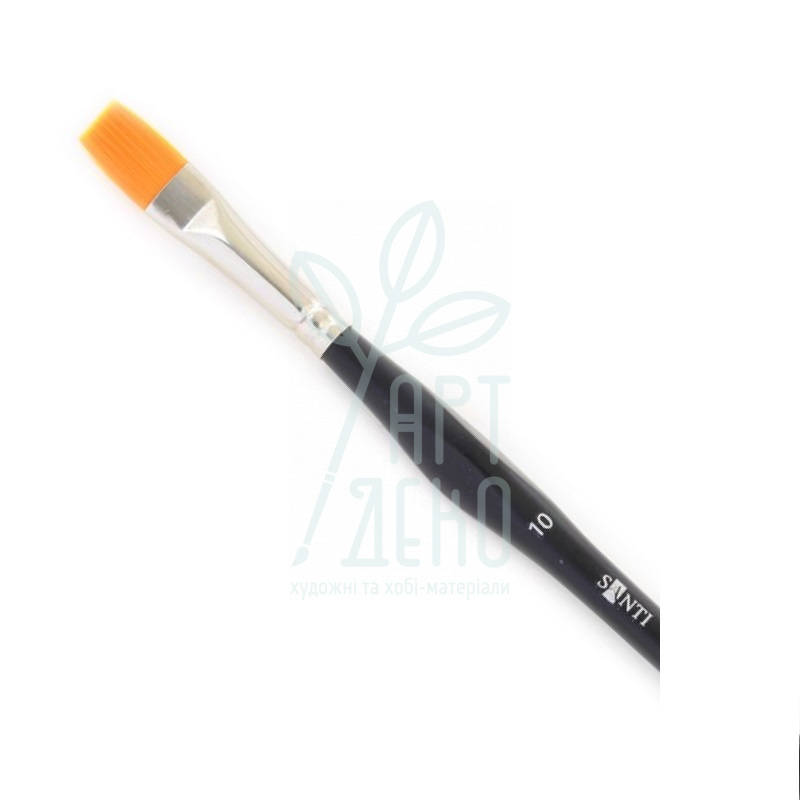 Пензель Синтетика плоска з вигином Sensation, к. р., Santi 