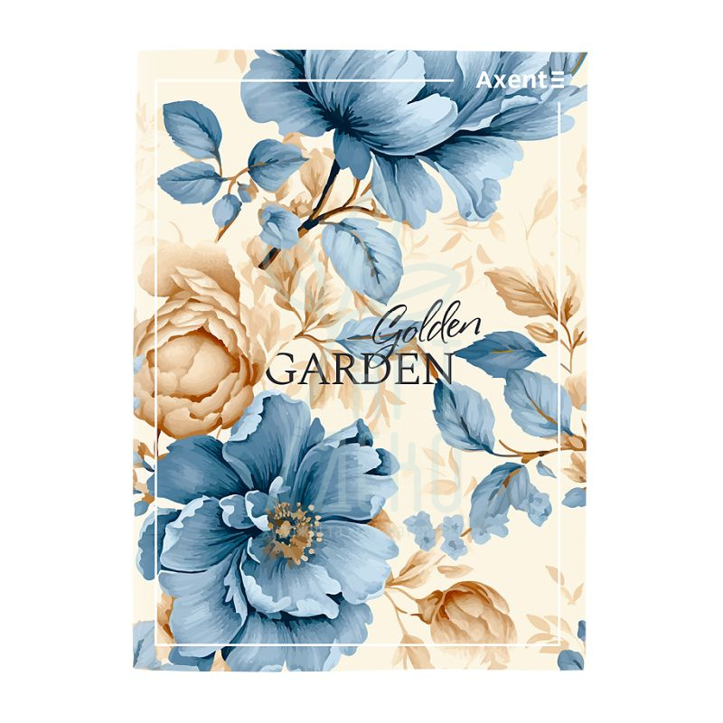 Зошит для записів Golden Garden, А4 (21х29,7 см), клітинка, 96 л., Axent