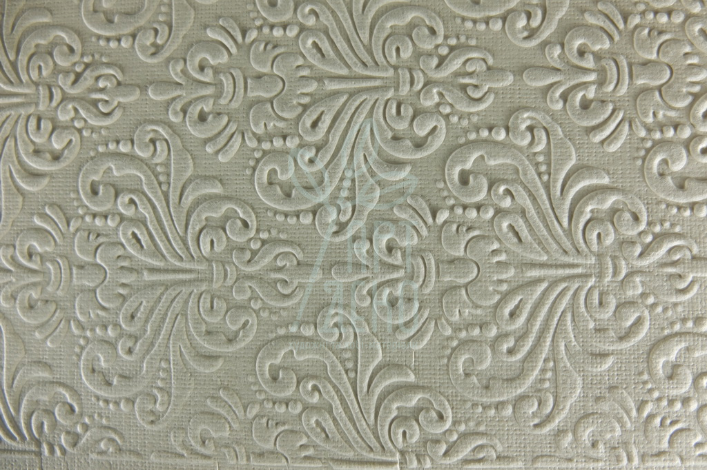 Папір текстурований, тиснений "Орнамент 7", бежевий, 13х18 см, Україна