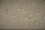 Папір текстурований, тиснений "Квіти 2", бежевий, 11х15 см, Україна