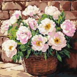 Набір для розпису за номерами "Ніжний аромат", 40х40 см, Ідейка