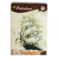 Альбом для ескізів Palatina, спіраль, 190 г/м2, 30 л., Klever
