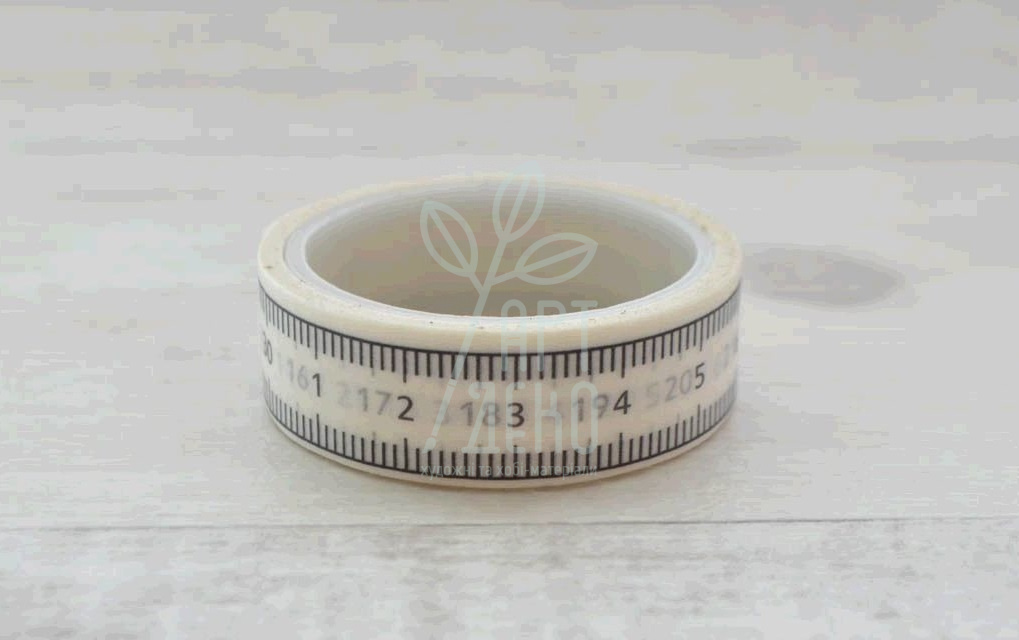 Стрічка паперова самоклеюча "Сантиметр", 1,5 см х5 м, Santi