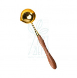 Ложка для сургуча, дерев'яна ручка, 11,5 см