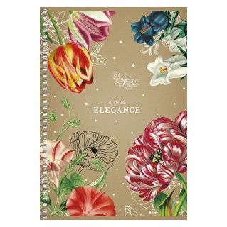 Блокнот Elegance, спіраль, А5 (14,8х21 см), клітинка, 96 л., Школярик