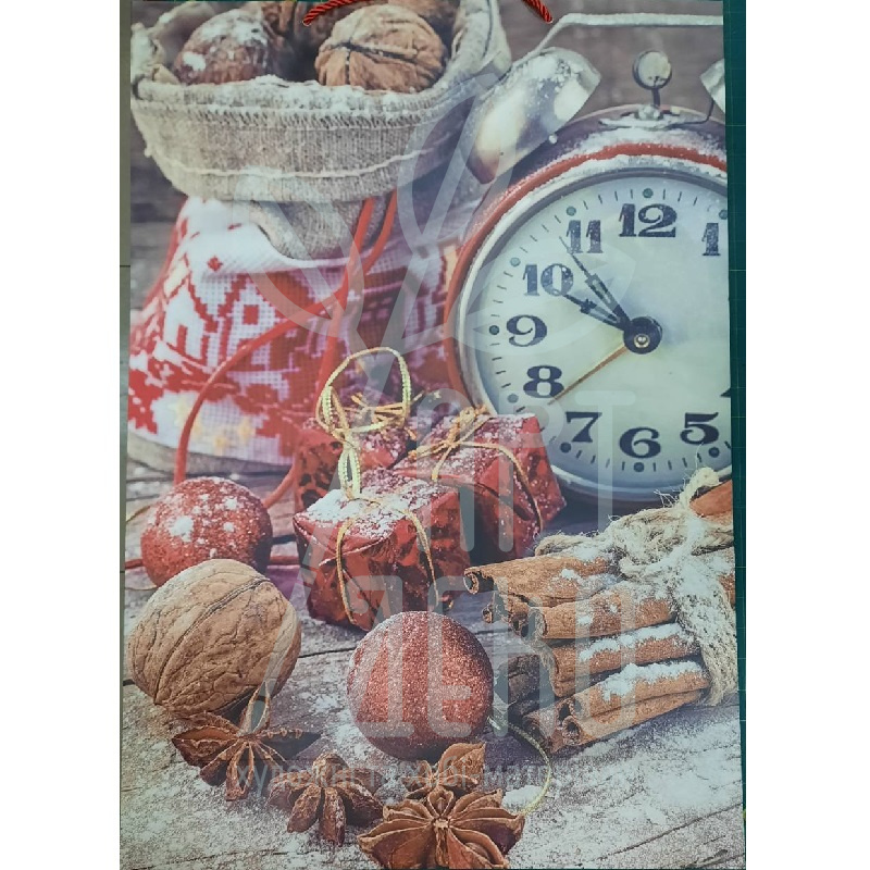Пакет подарунковий "Новорічне диво", 50x72x17,5 см, Україна