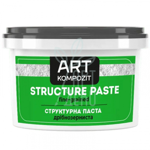 Паста структурна, дрібнозерниста, біла, Art Kompozit