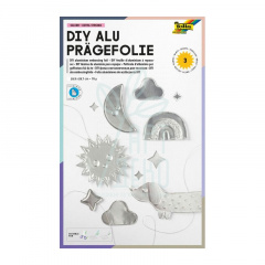 Набір фольги для карбування, Срібло, 18,5х29 см, 70 г/м2, 3 шт, Folia