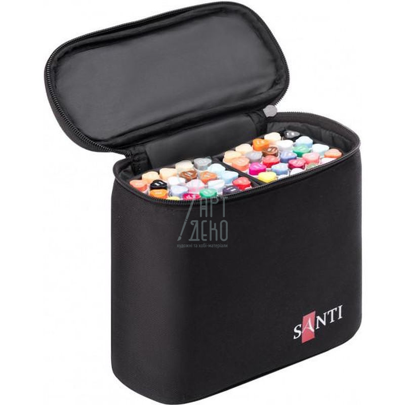 Пенал для маркерів тканинний, 17х1,5х8,5 см, Santi 